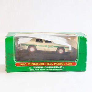 Vintage Hess Miniature Hess Patrol Car Released 2003 (New in Box - Damaged)